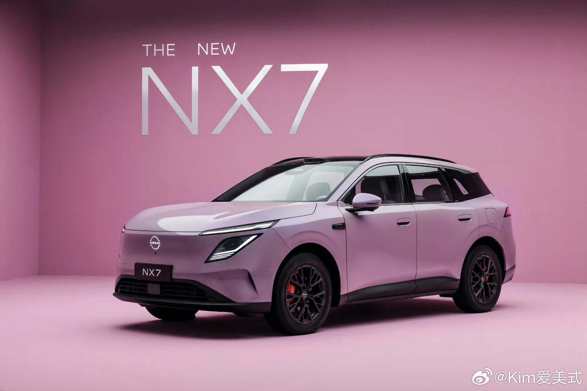 东风日产 NX7内饰官宣图~这个紫藤花紫的车色也太好看了，内饰一如既往的简约大气
