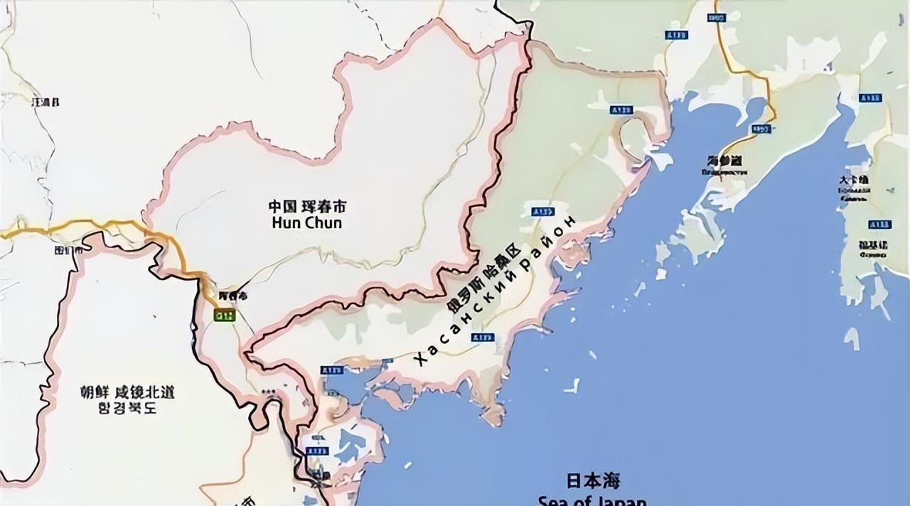 如果中国想要打通日本海出海口，大概率只有一条路，那就是将哈桑区划入中国版图。
 