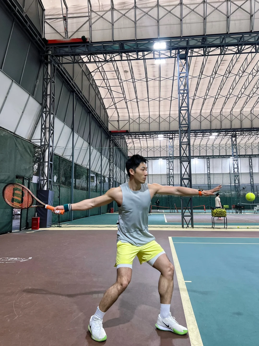 网球菜鸟日常🎾｜今日涨球0.5｜快乐双倍