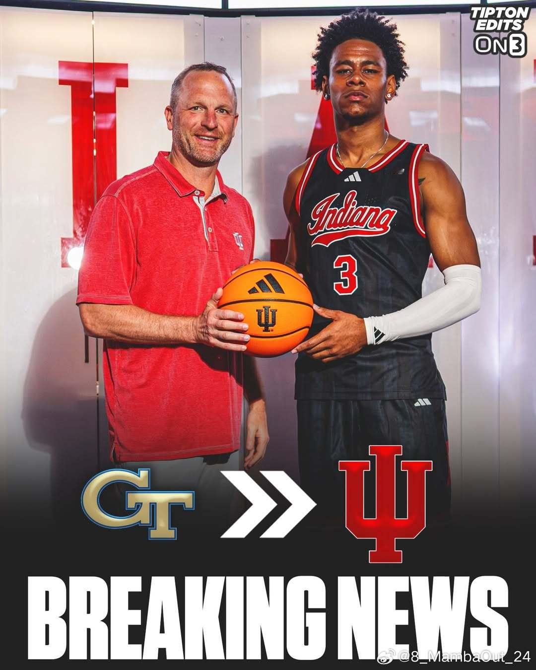 乔治亚理工后卫杰登·穆斯塔夫(Jaeden Mustaf)转学加盟印第安纳大学这