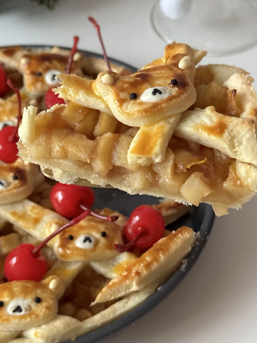 轻松熊圣诞肉桂苹果派🥧