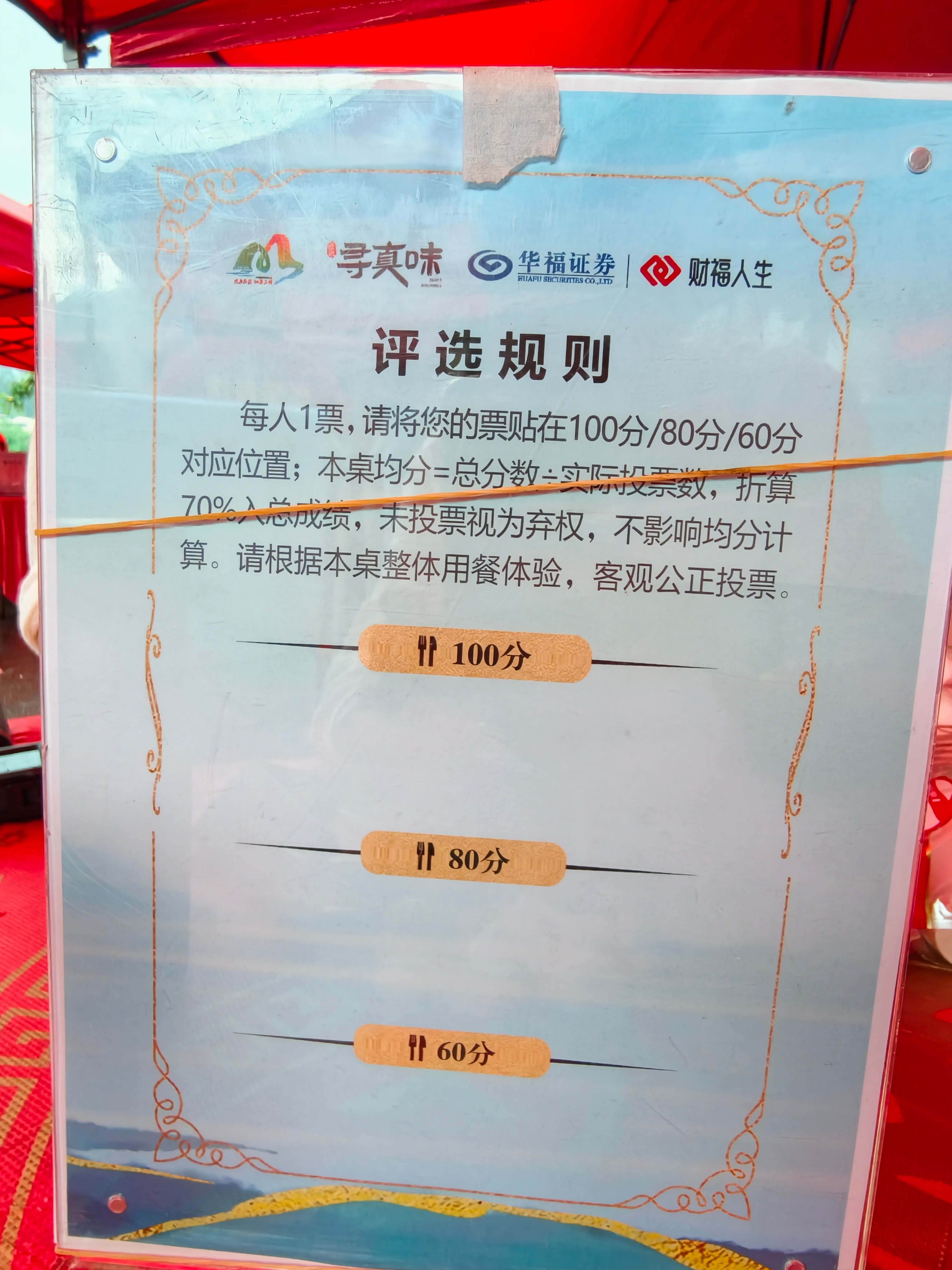 #乡村厨师大赛# 现场摆了100多桌，待会就准备开吃啦，这是沙县乡村厨师大赛的菜