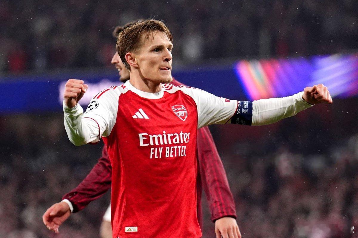 阿森纳晋级欧冠决赛Martin Ødegaard 