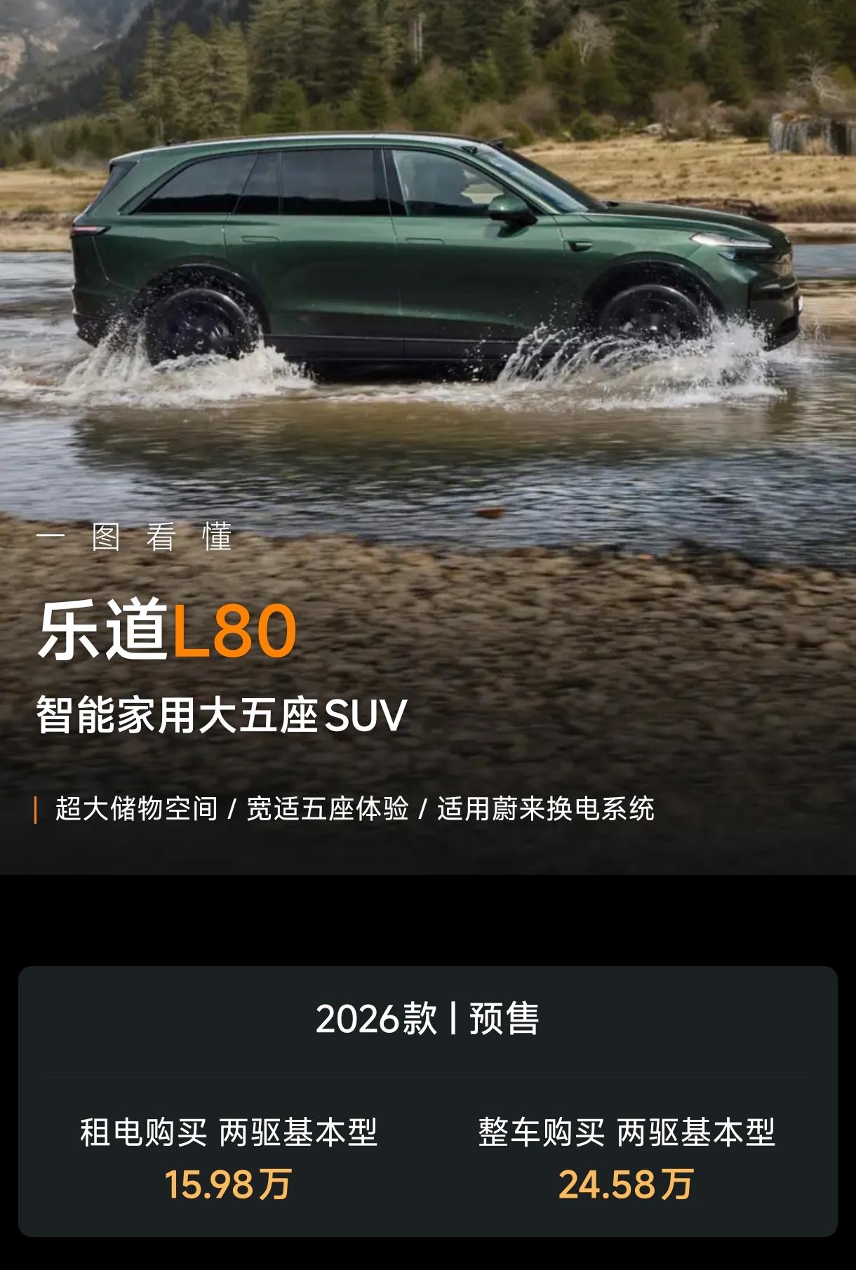 乐道L80和零跑D19，有可比性吗？

乐道L80，车身尺寸5145x1998x