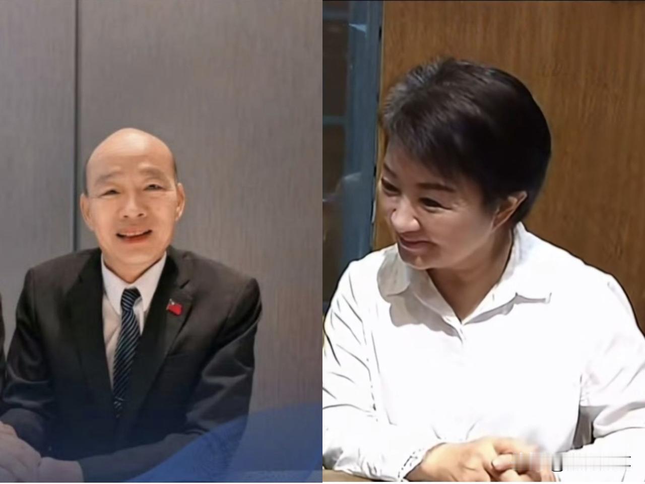 发现没有？国民党这次主席竞选，韩国瑜与卢秀燕尺寸拿捏得非常到位，没有公开选边站，