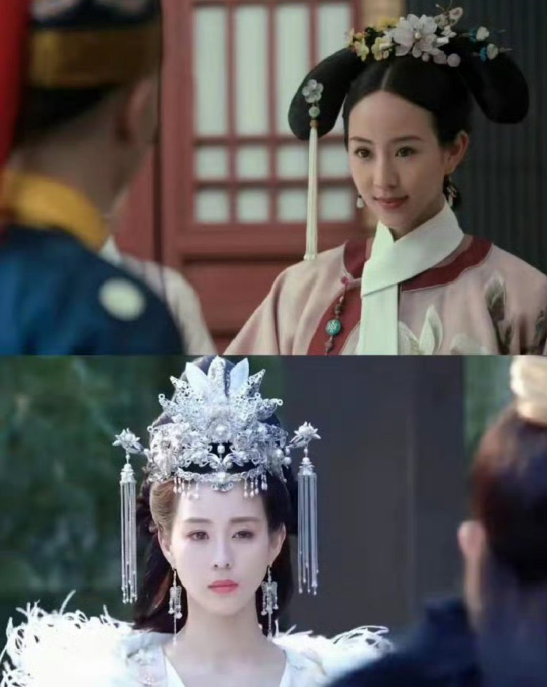 演员们虽然脸都美，但不得不给三斤让妆 ​​​