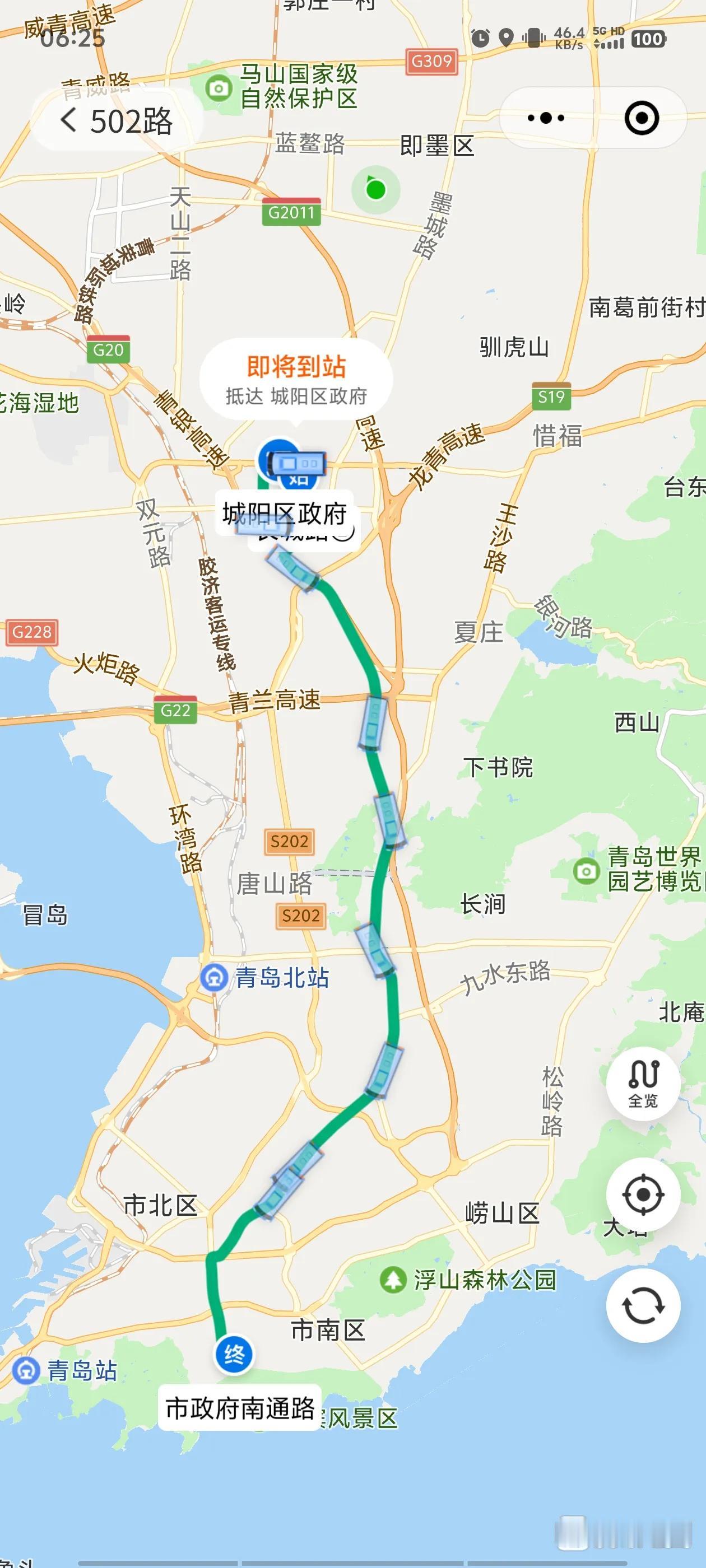 自2月12日起，青岛502路公交线路增设黑龙江中路峄阳路，山水嘉园等6个站点，3