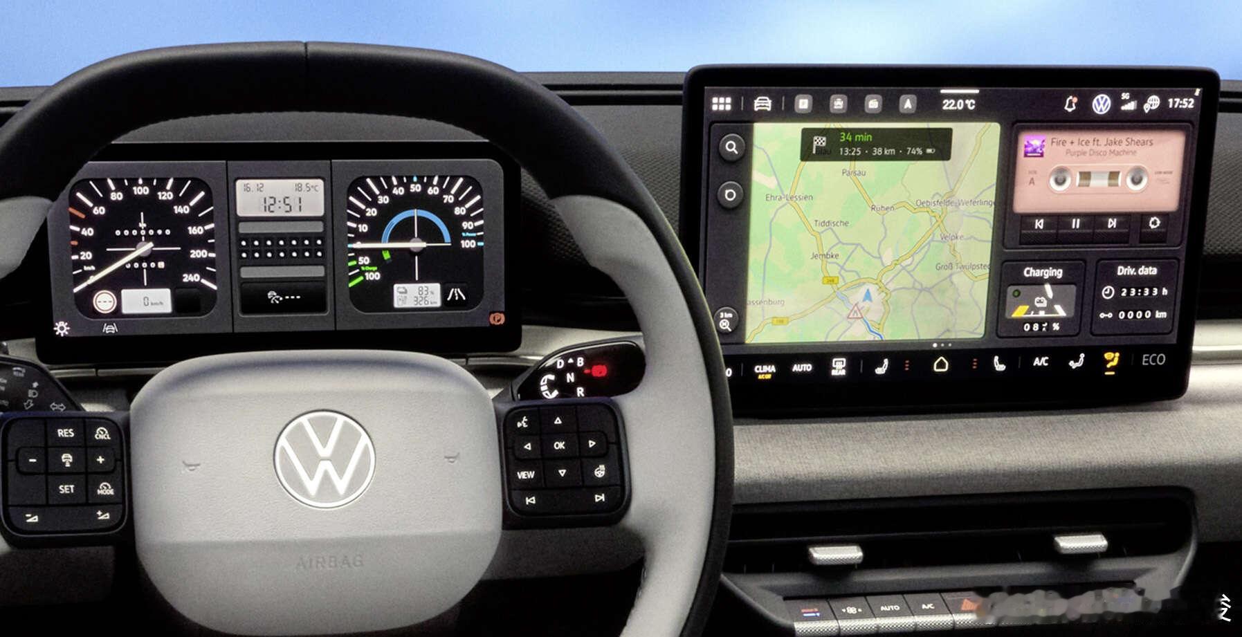 大众发布新一代座舱系统 ,并将在全新 ID. Polo上首发，关键词是“复古”。