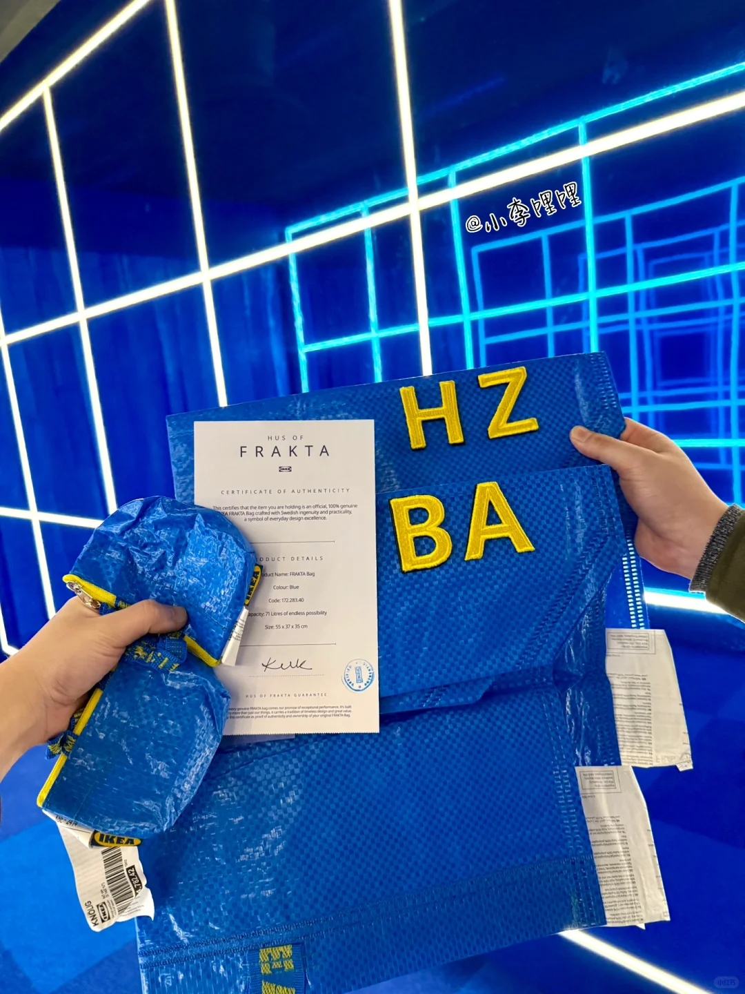 🇬🇧伦敦｜50p喜提定制款Ikea黄蓝胶袋一个🫶