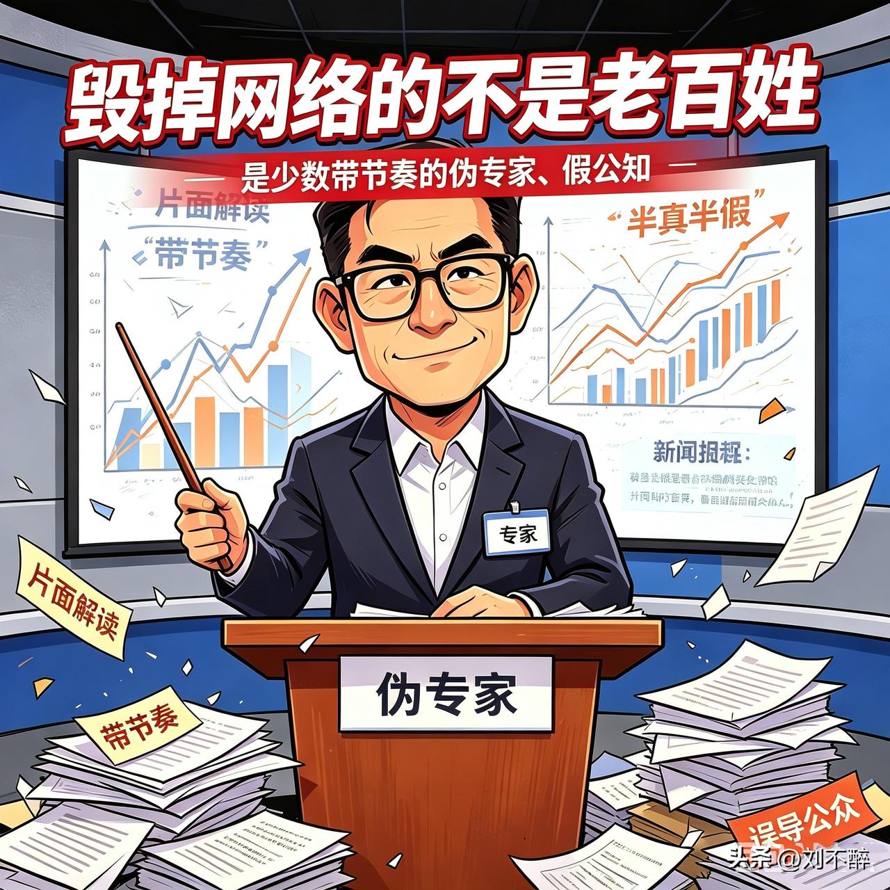 搅乱网络舆论的从不是普通网友，而是个别带节奏的伪专家、假公知！

千千万万普通网