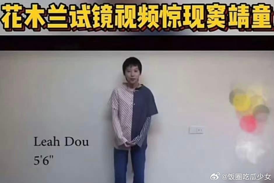 窦靖童居然面试过花木兰窦靖童面试过花木兰 冷知识：窦靖童面试过花木兰！ 