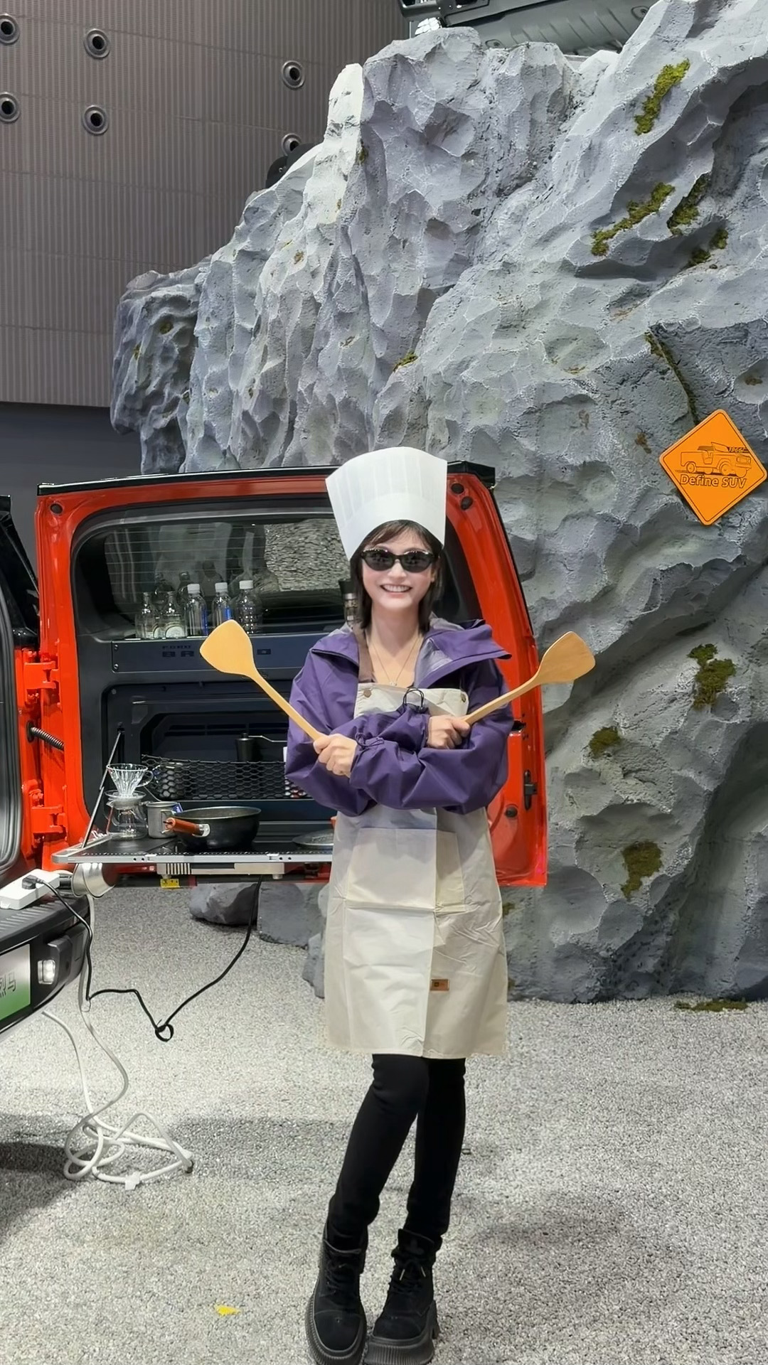 在广州车展上，我学会了做饭🍳……(˶‾᷄ ⁻̫ ‾᷅˵)欢迎大家来福特中国馆！