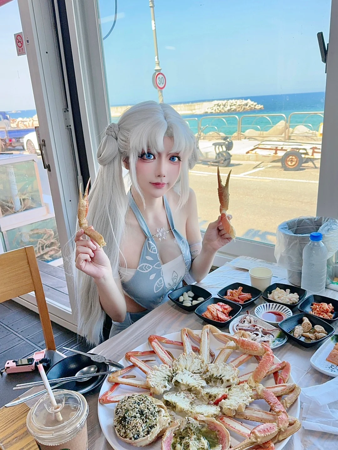 在束草实现海鲜自由～🦀