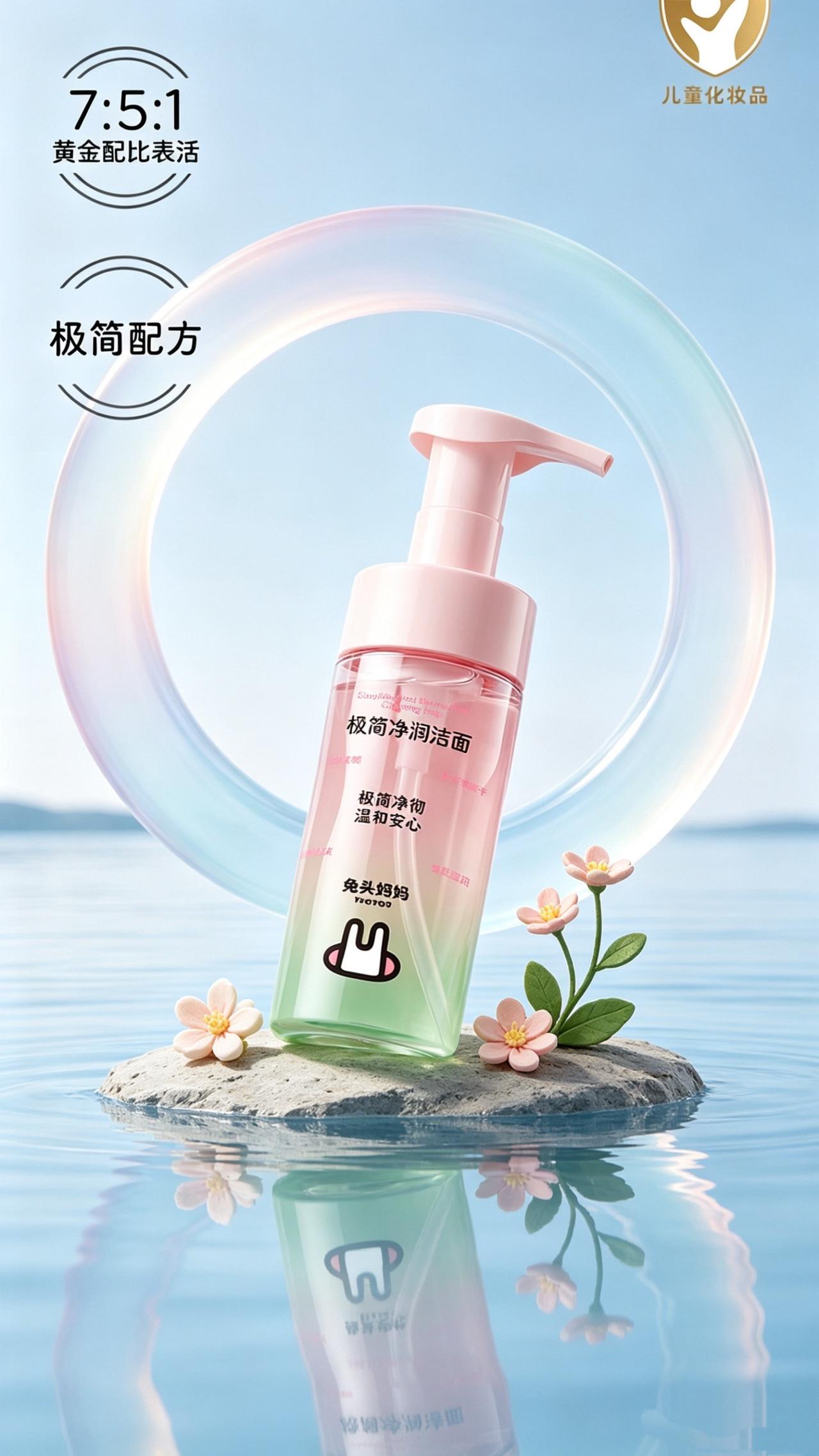 青少年洁面乳 控油儿童洗面奶