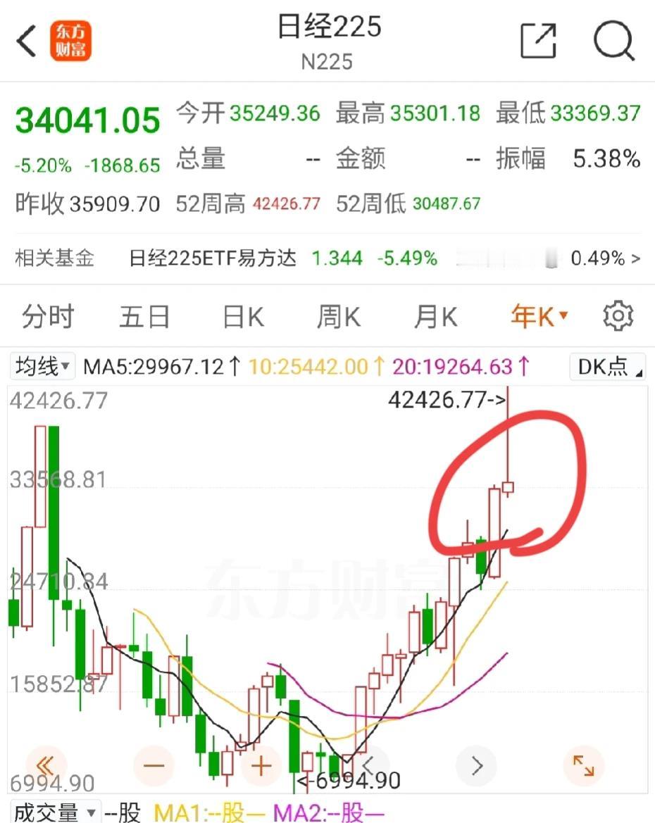 别笑话人家小日子了

虽然又是7%大跌，但也不看看人家今年的涨幅。当指数跌5%的