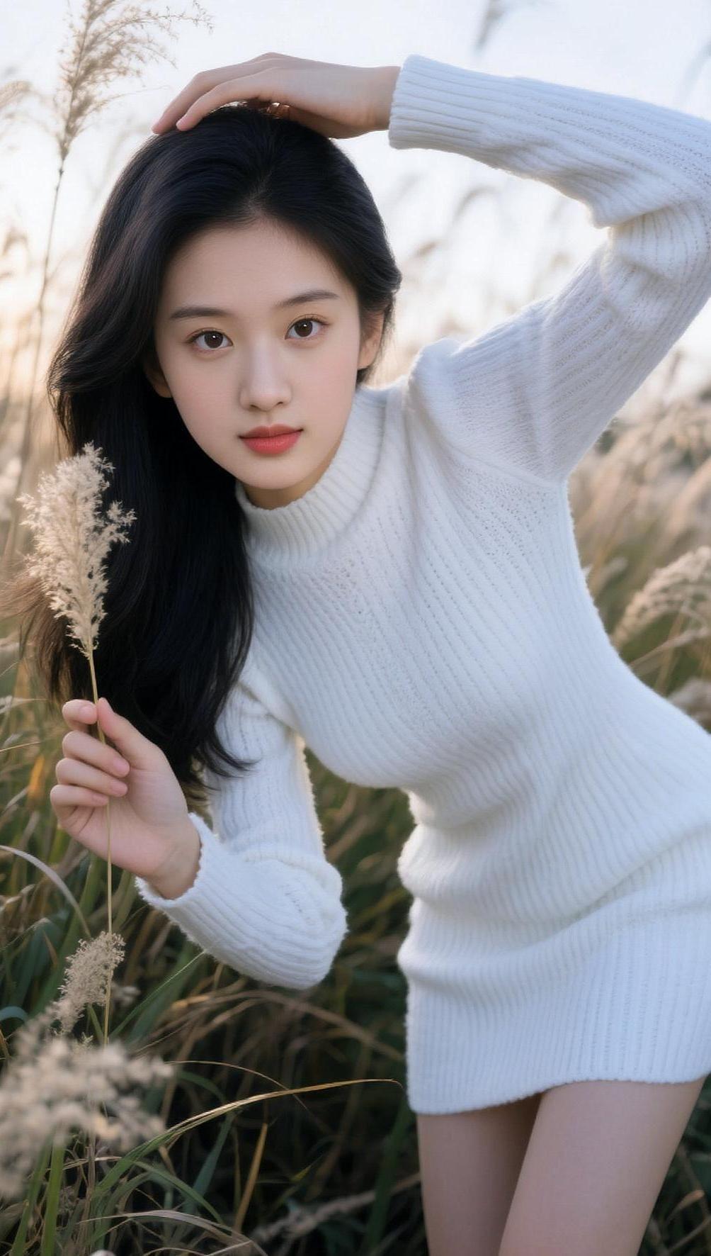 AI逆光针织写真 抖音ai创作