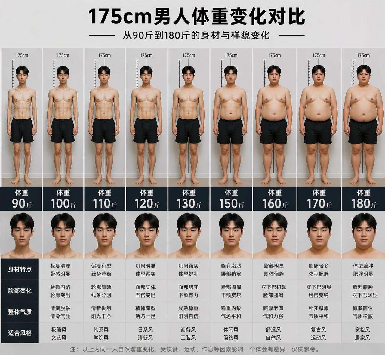 【体重不仅是数字，更是“人生滤镜”！看完这组对比图，你还敢说自律不重要吗？】
这