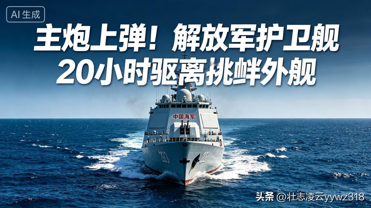 百米距离贴身对峙，风浪里鏖战整整二十小时，外军大舰强行闯入海峡还恶意别车挑衅，我