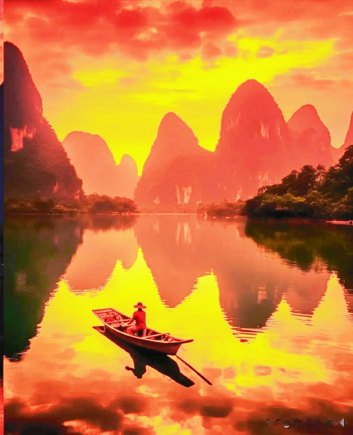 能分享一下手机里最美的夕阳照片吗
