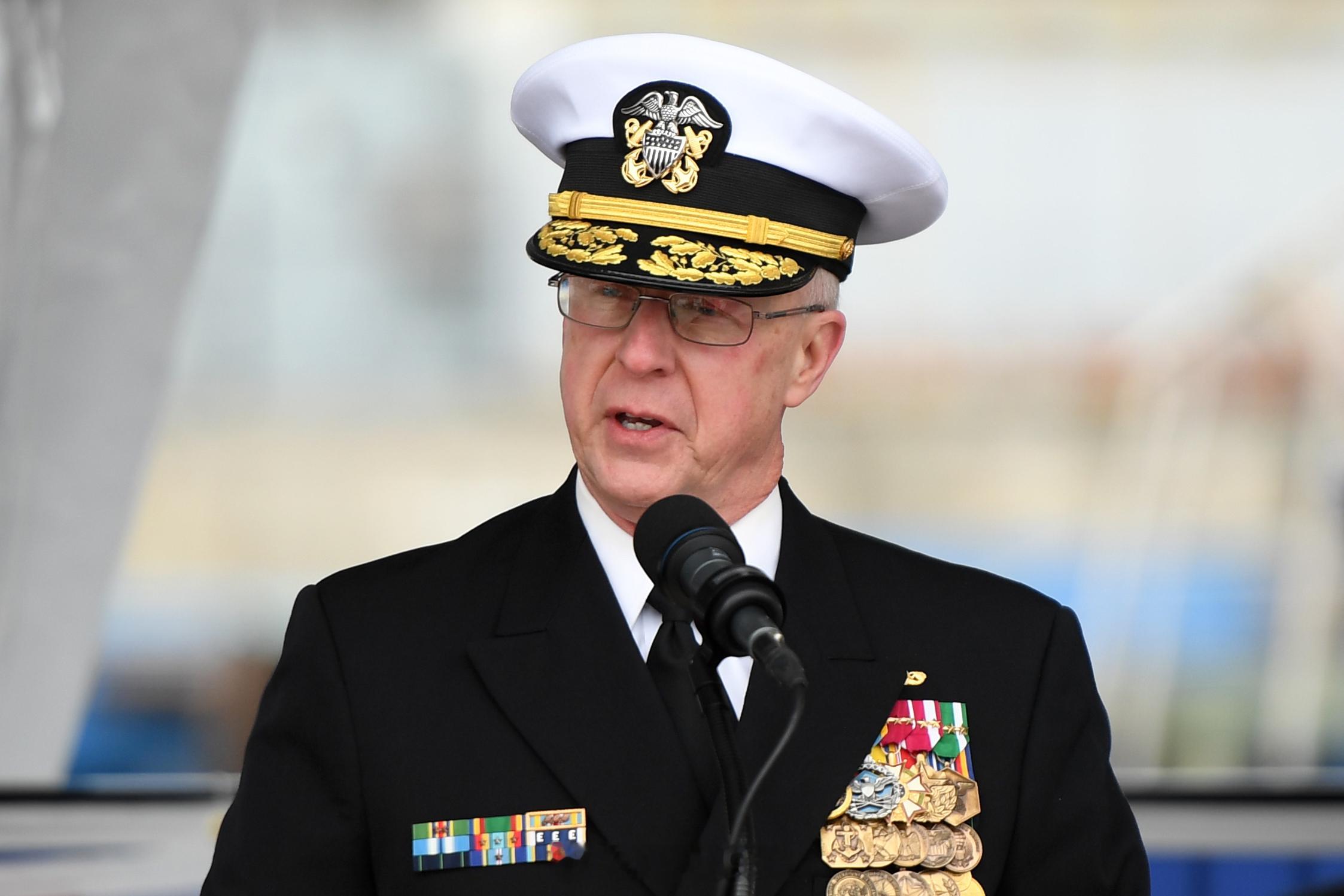 美国新任海军作战部长 达里尔·考德尔上将（Adm. Daryl Caudle），