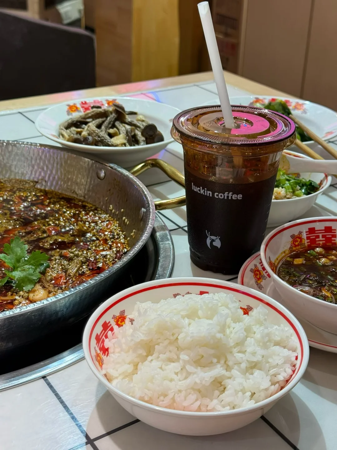 吃晚饭啦