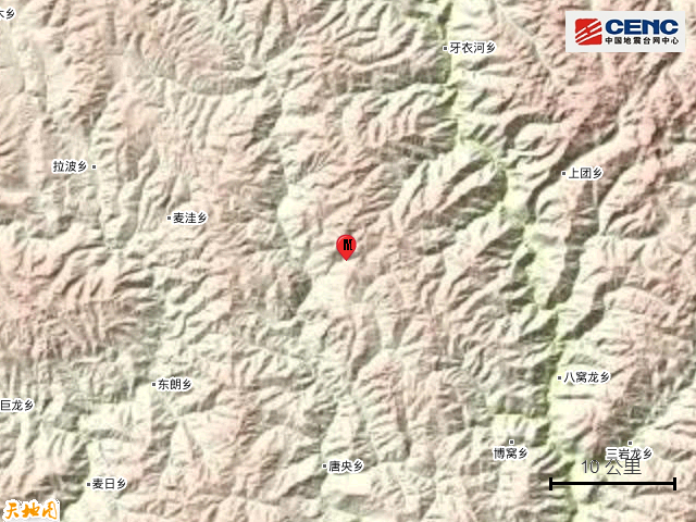 地震 四川凉山州木里县发生3.0级地震