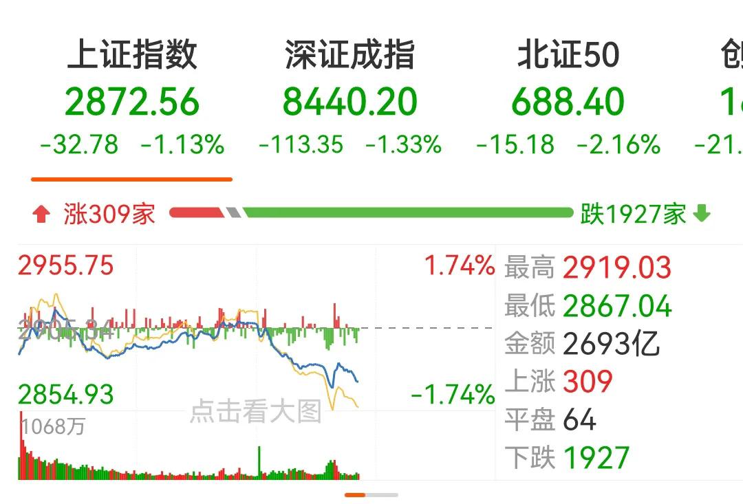 别指望独立行情了，别指望能有反转了，收盘跌2个点已经没有悬念。A股走到今天这种行