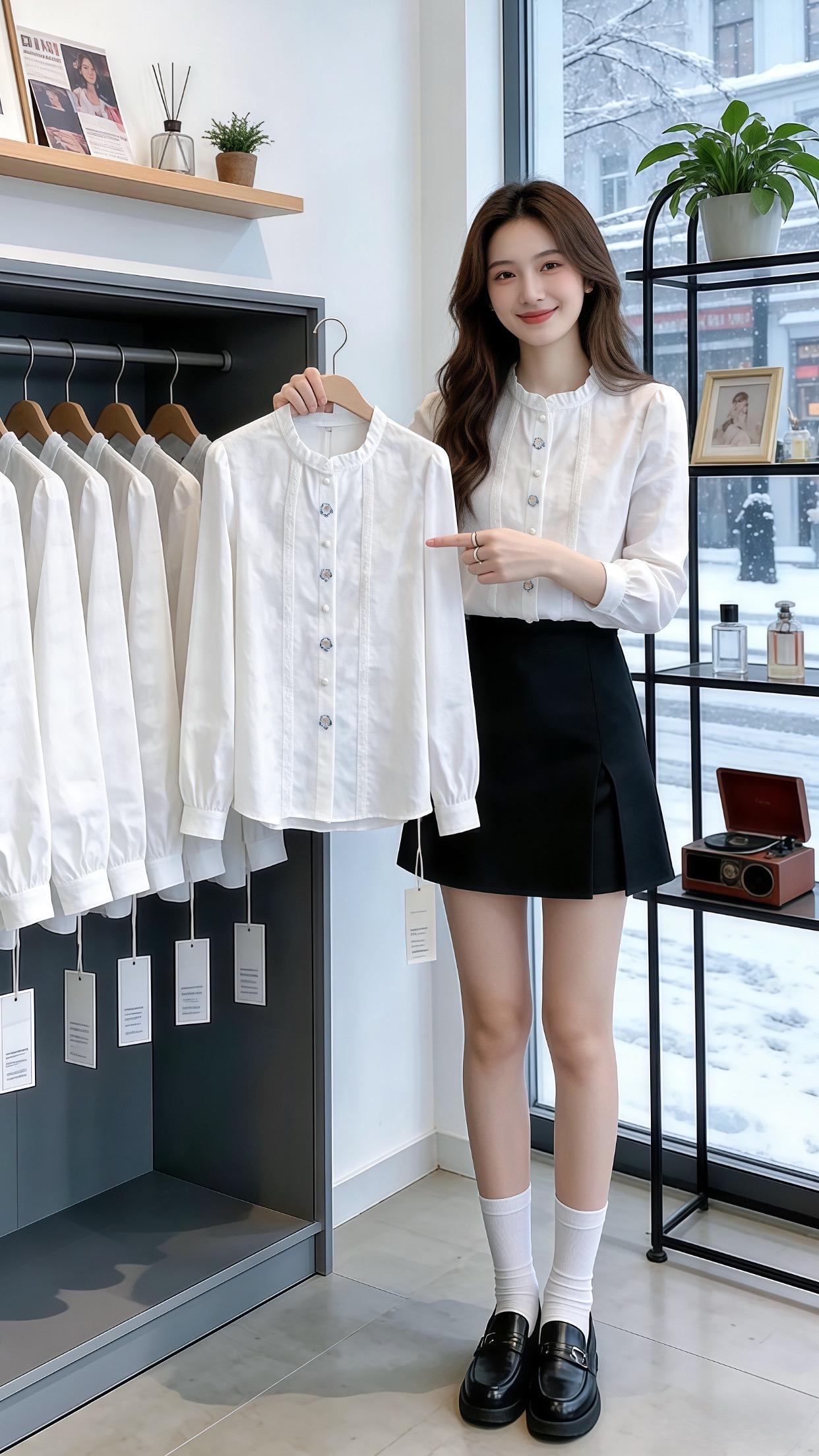 时尚气质穿搭 衬衫穿搭 内搭外穿都好看  当我决定春天什么风格都尝试一...