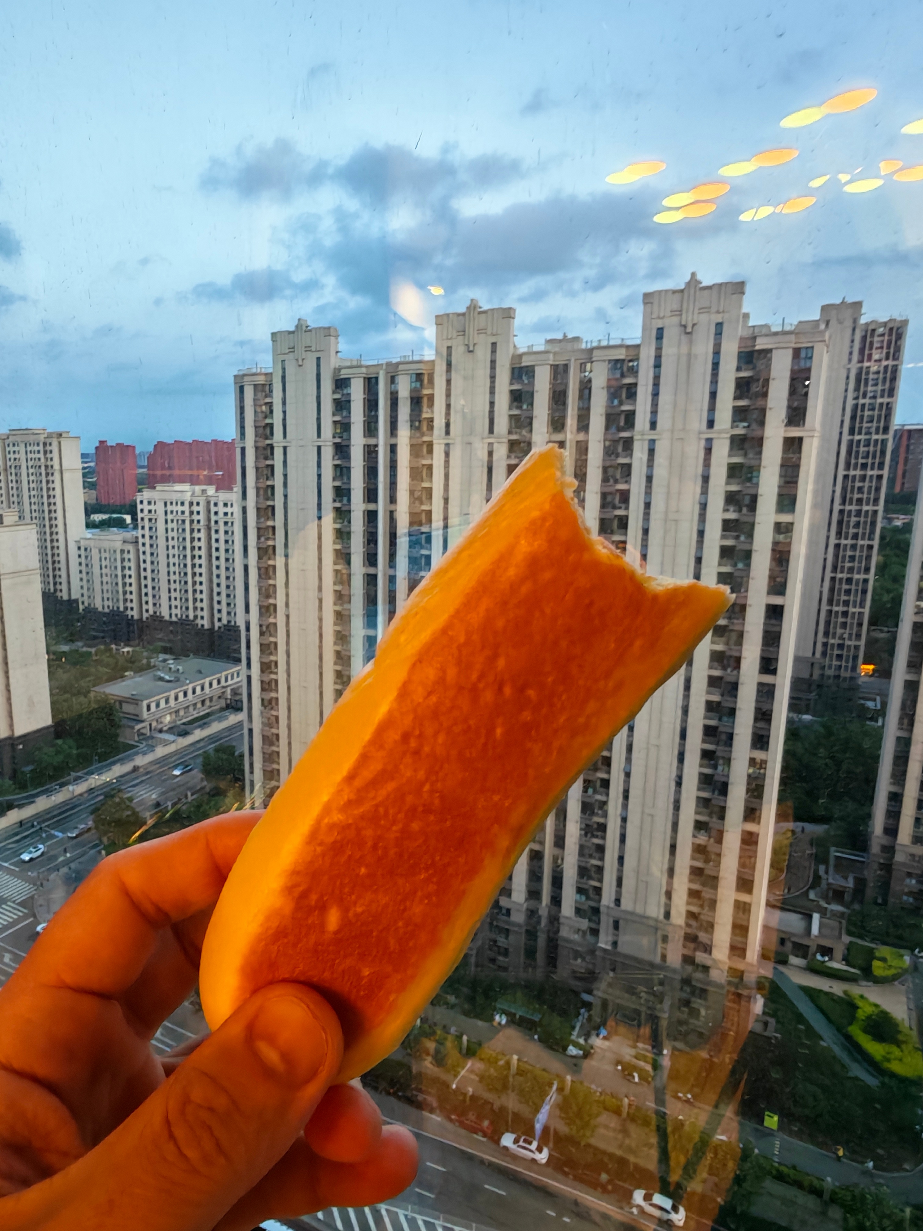 一大兜子都快被我吃完了。也没胖。