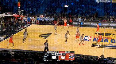 马刺反超雷霆！马刺vs雷霆