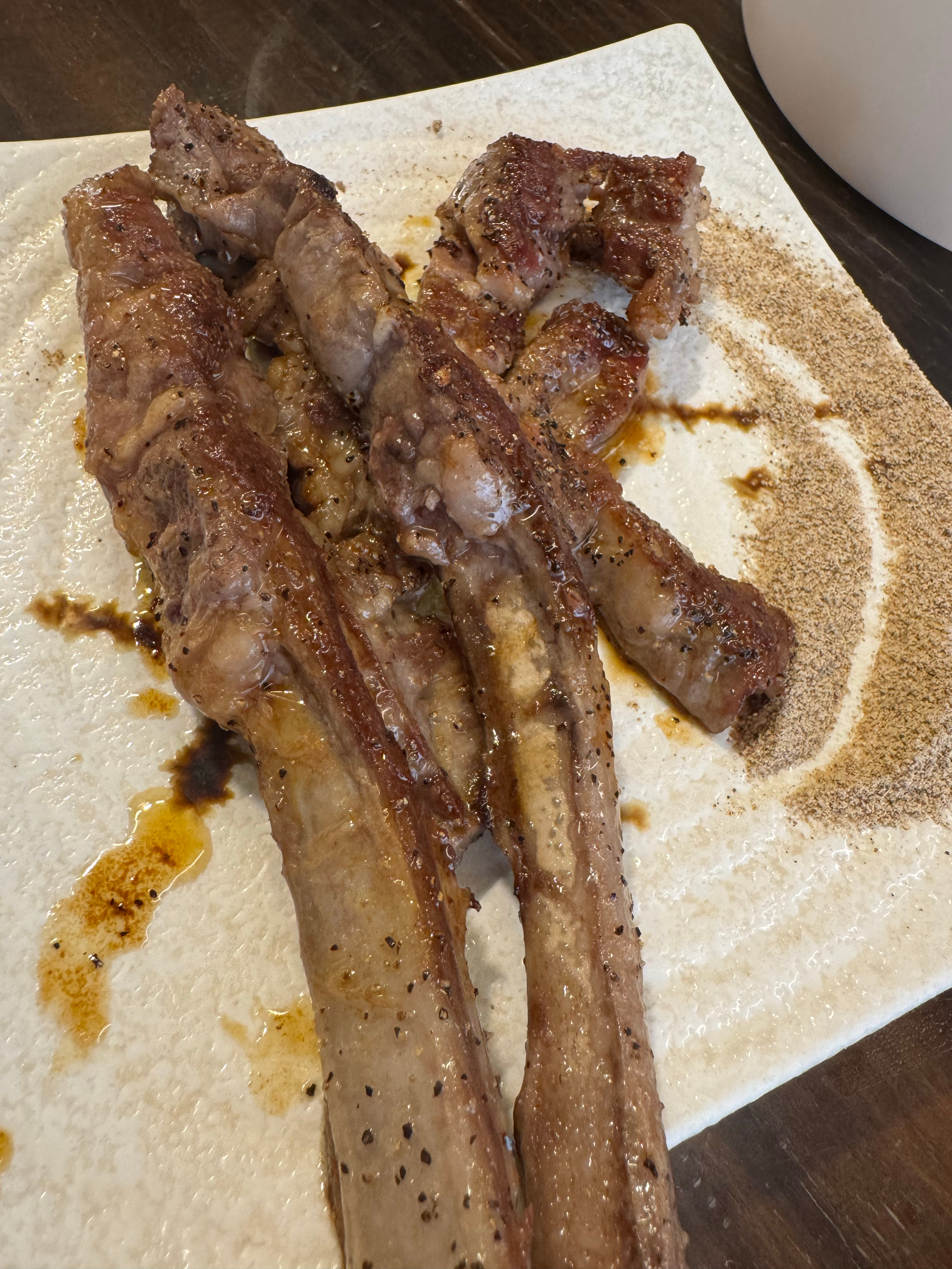 今天吃了日料好吃好吃好好吃 鹅肝和羊排最好吃
