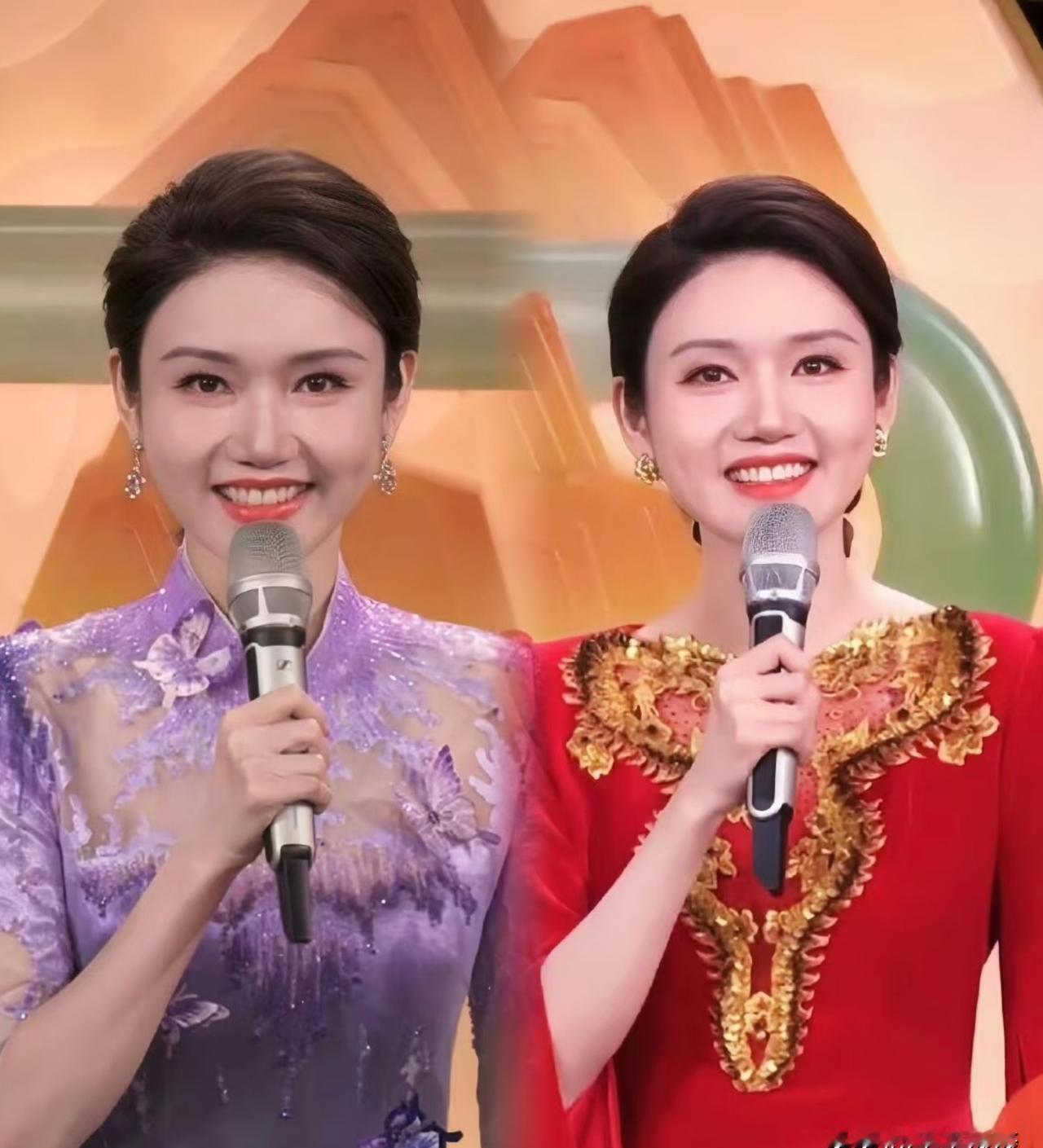 别再说龙洋“眼斜向上”了，她自己都听到了。
主持人龙洋回应，这可能跟她平时的眼线