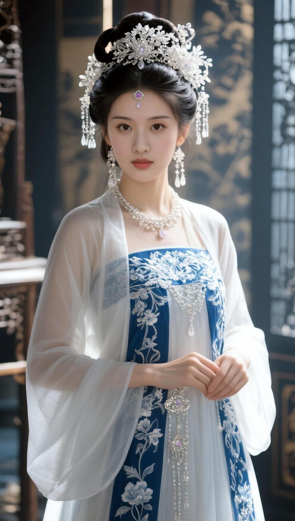 AI银饰古风照 抖音ai创作