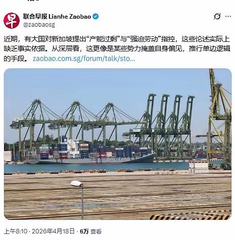 新加坡还是逃不掉的，现在没人帮新加坡说话的了

美国对新加坡的调查已经开始进入实