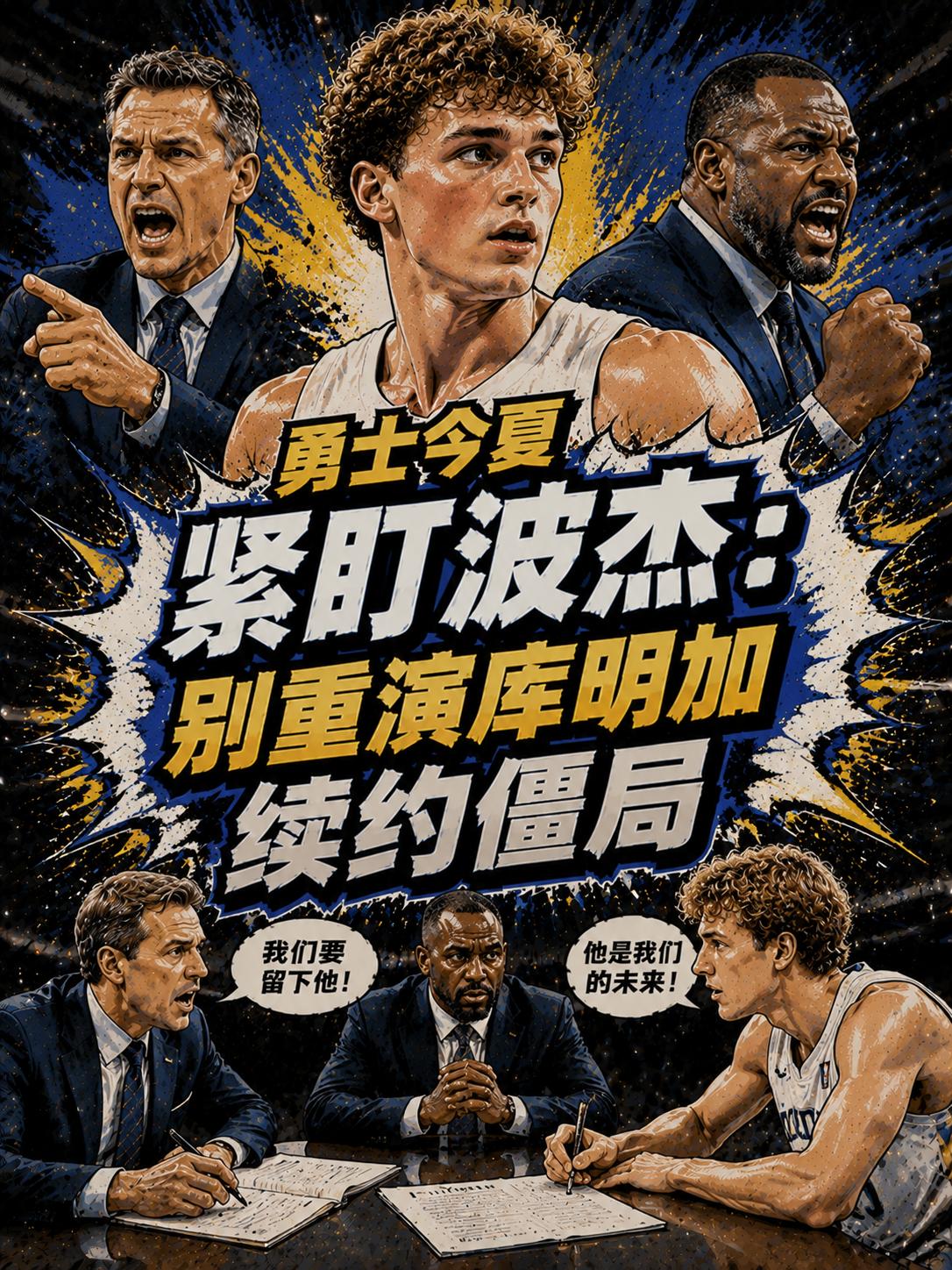 勇士今夏第一要务：避免波杰姆斯基重蹈库明加续约覆辙！相信大家也都非常清楚，波杰姆