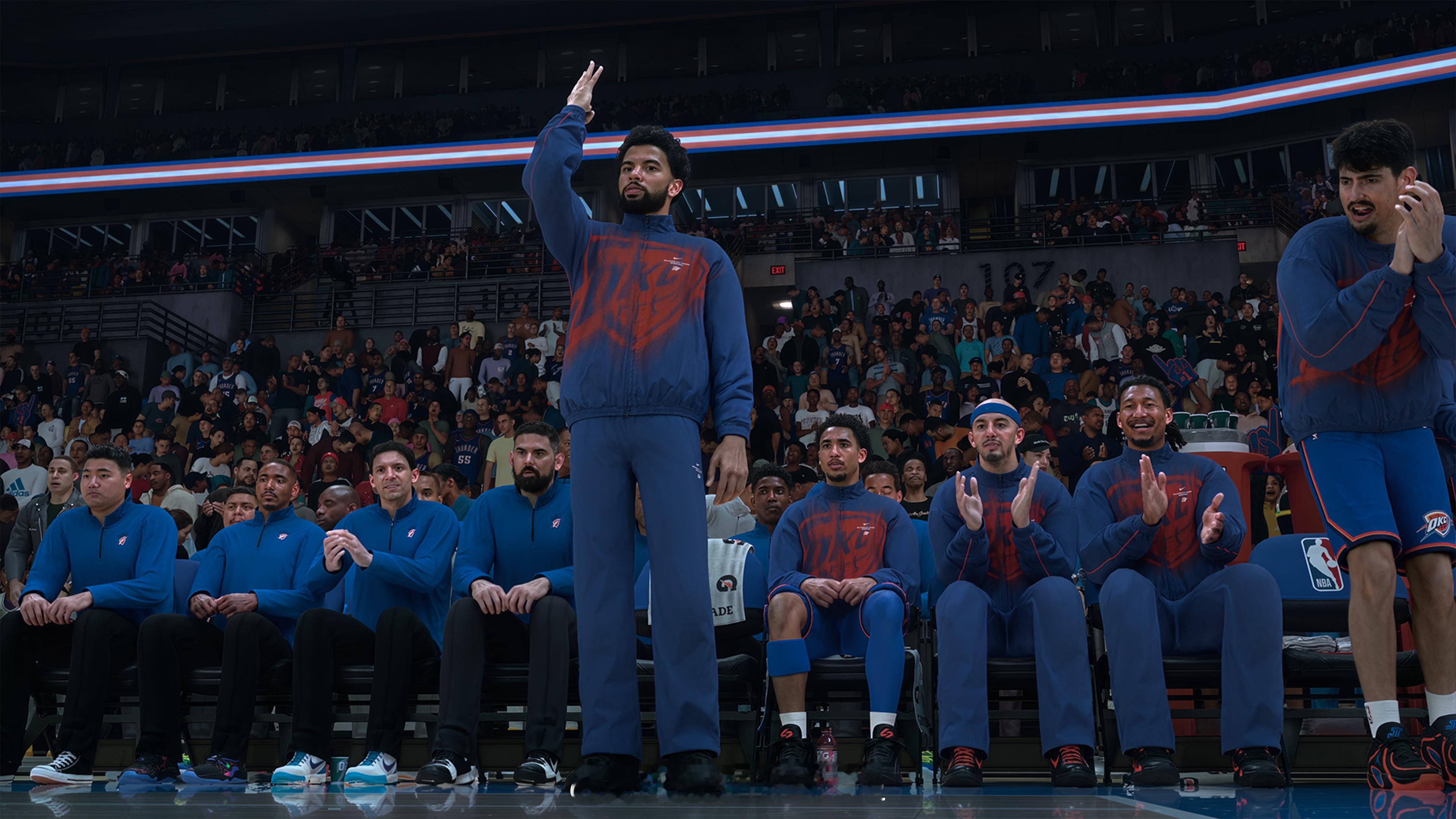 2k27的画面 有点搞笑~ 雷霆[超话]thunderup ​​​