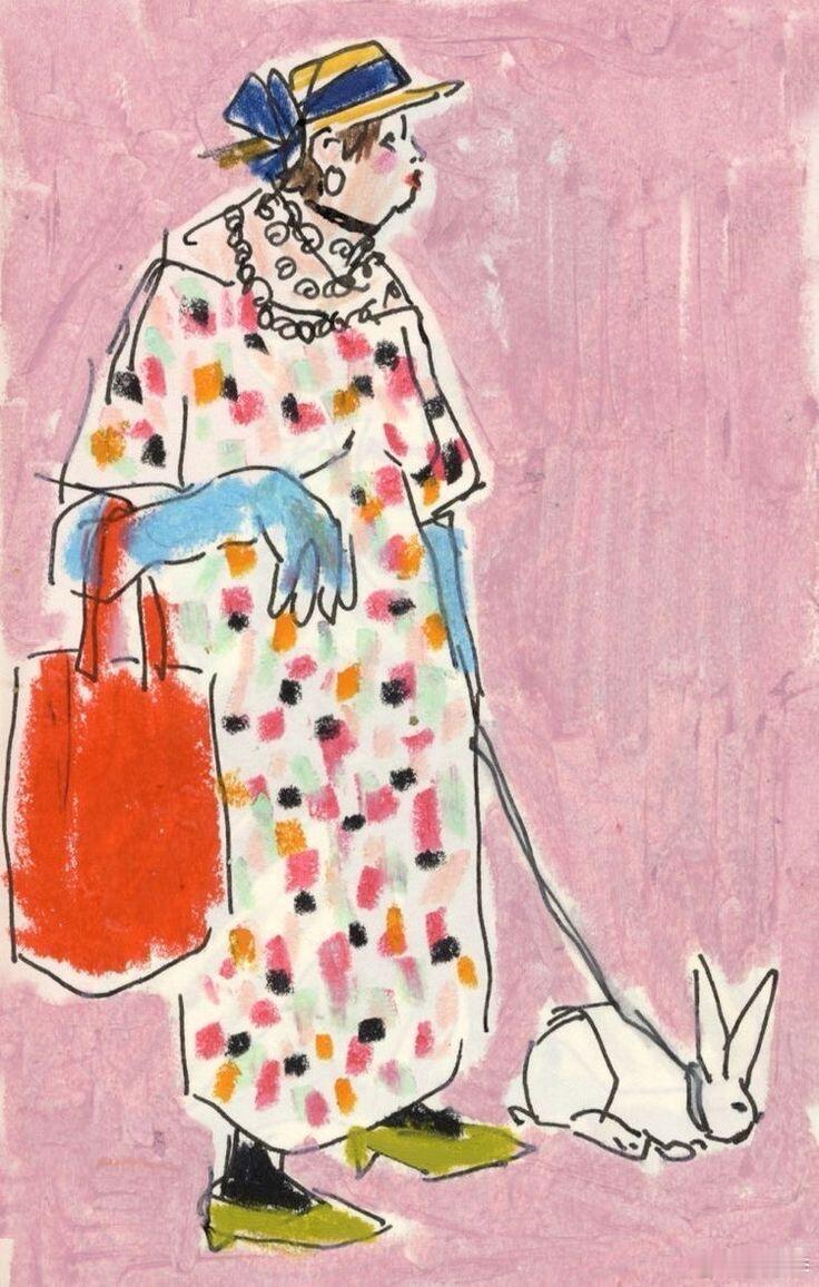 我对潦草本身很痴迷 | 插画师：Isabella Cotier（英国） 