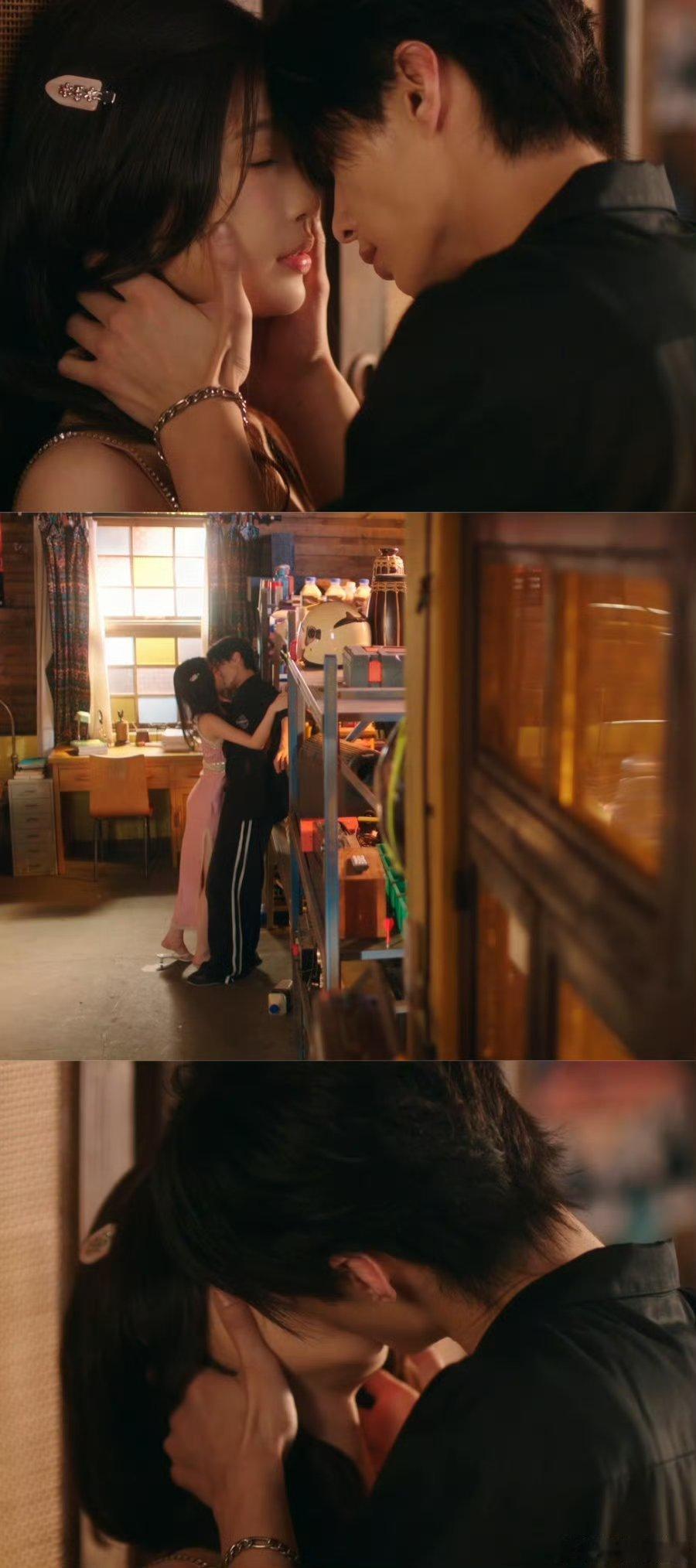 让你choose没让你kiss本来以为是普通选衣服名场面，结果靳朝直接放大招吻上