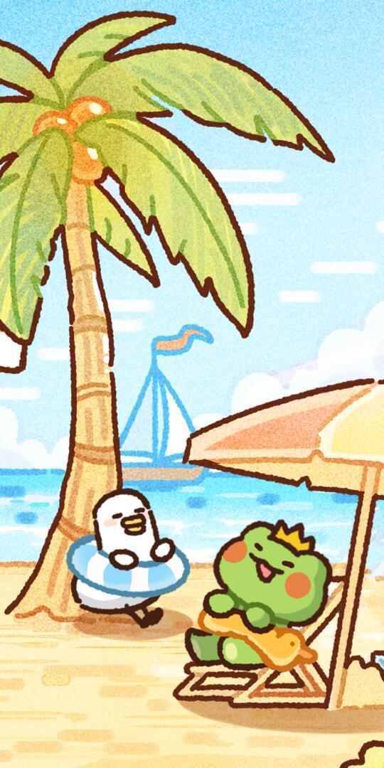 和波仔一起来海边吧