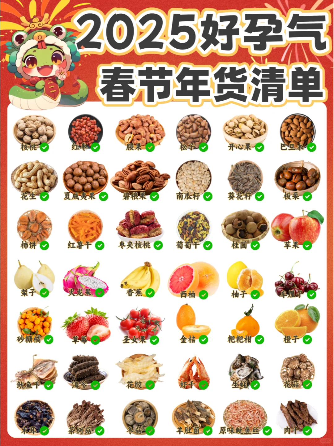 2025好孕气！更适合准妈妈的春节年货清单！