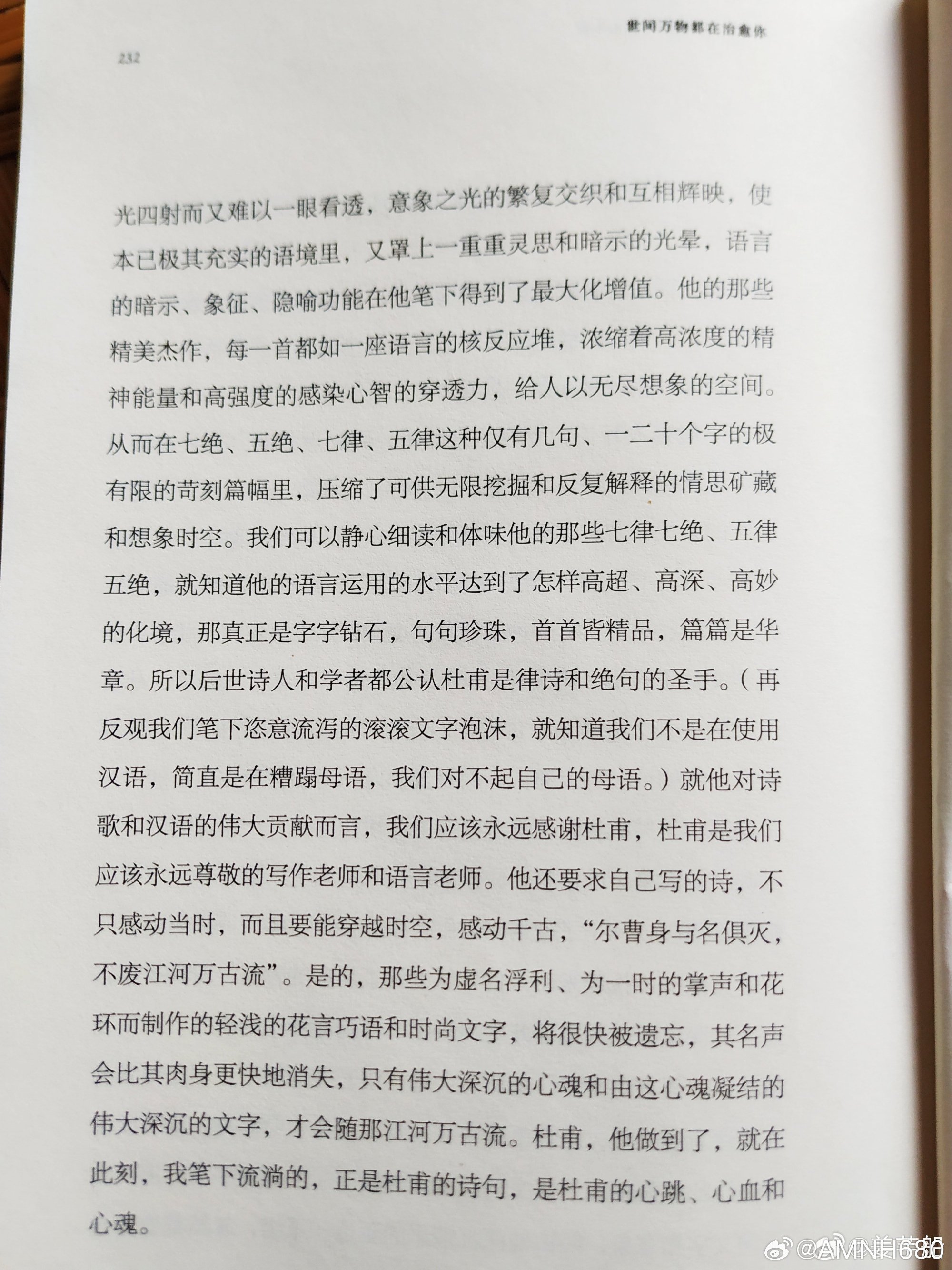 千古诗圣赤子心……这篇写得确实不错 