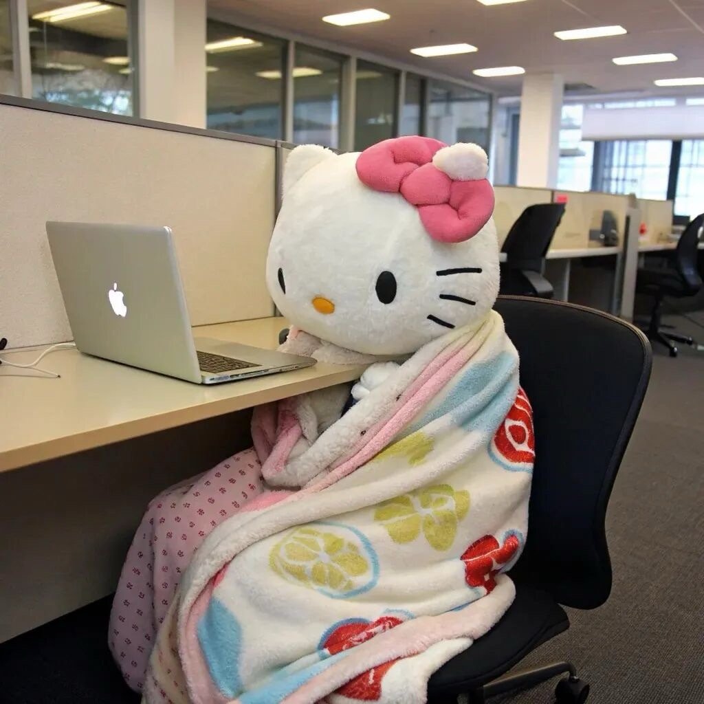 已在工位，人在魂不在 ​​​