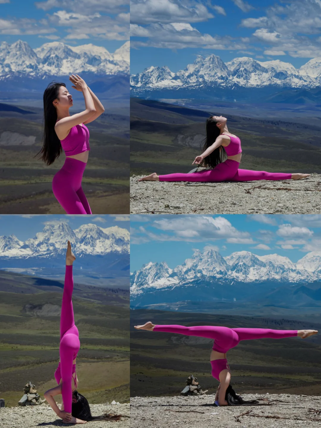 带着瑜伽旅行🧘‍♀️贡嘎雪山🏔️