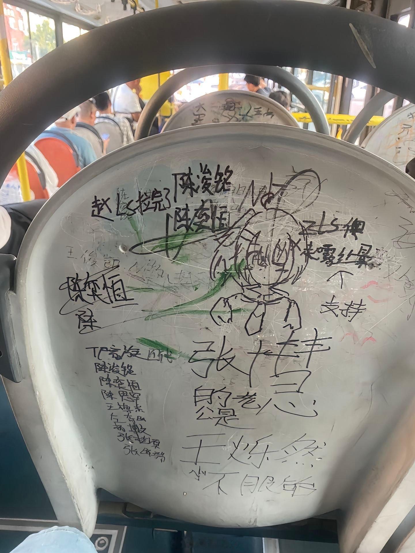 素质是真低 践踏公共资源 