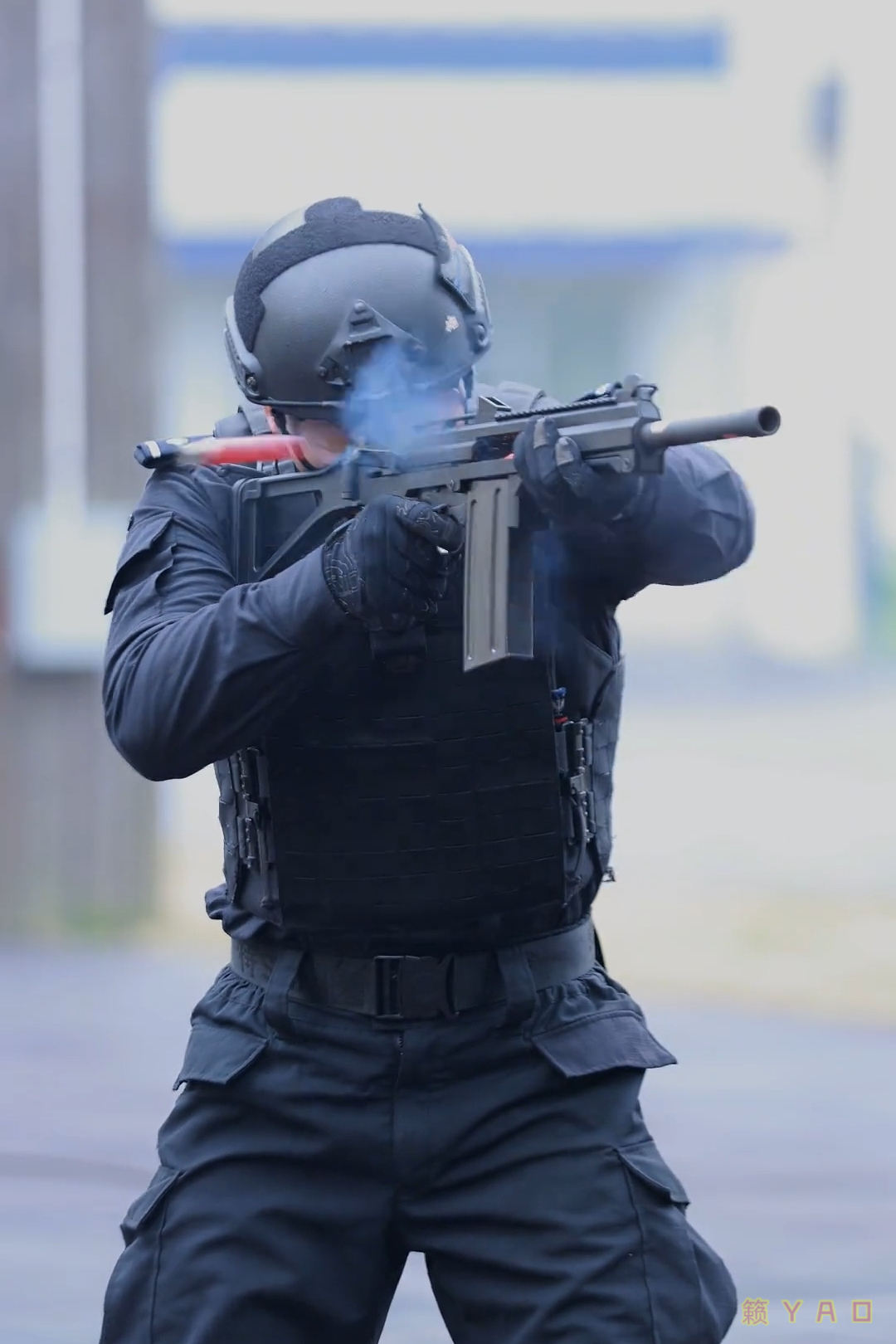 2010式18.4mm半自动防暴枪+97式18.4mm杀伤弹此前关于该枪能否发射