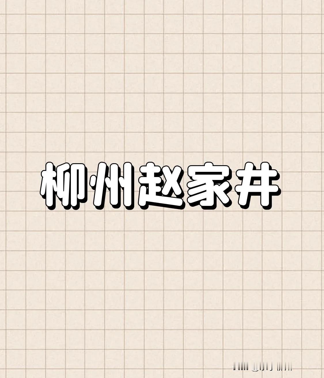 柳州赵家井位于江滨公园靠文惠桥邻近处，其游泳活动的起源或许和夏日避暑有关。夏日天