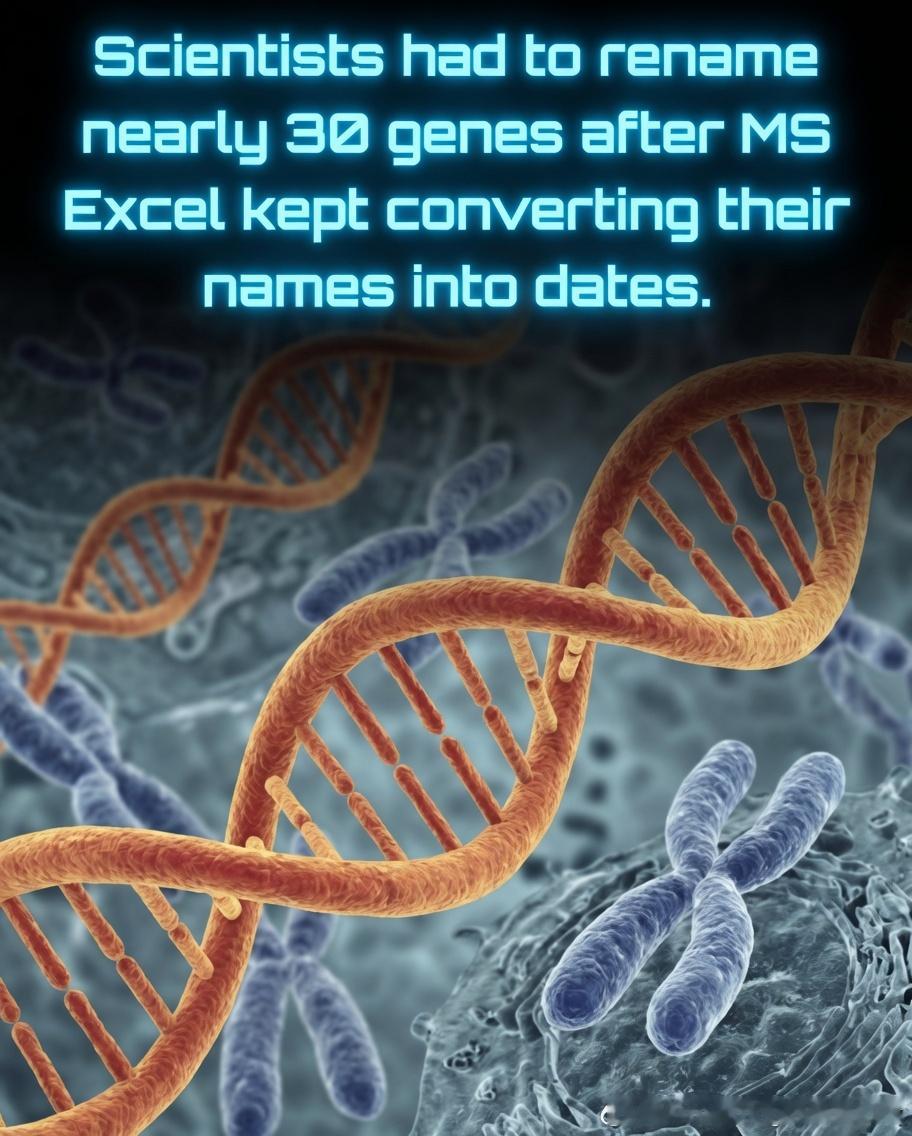 由于微软 Excel 总是自动将人类基因名称转换为日期，科学家被迫重新命名数十个
