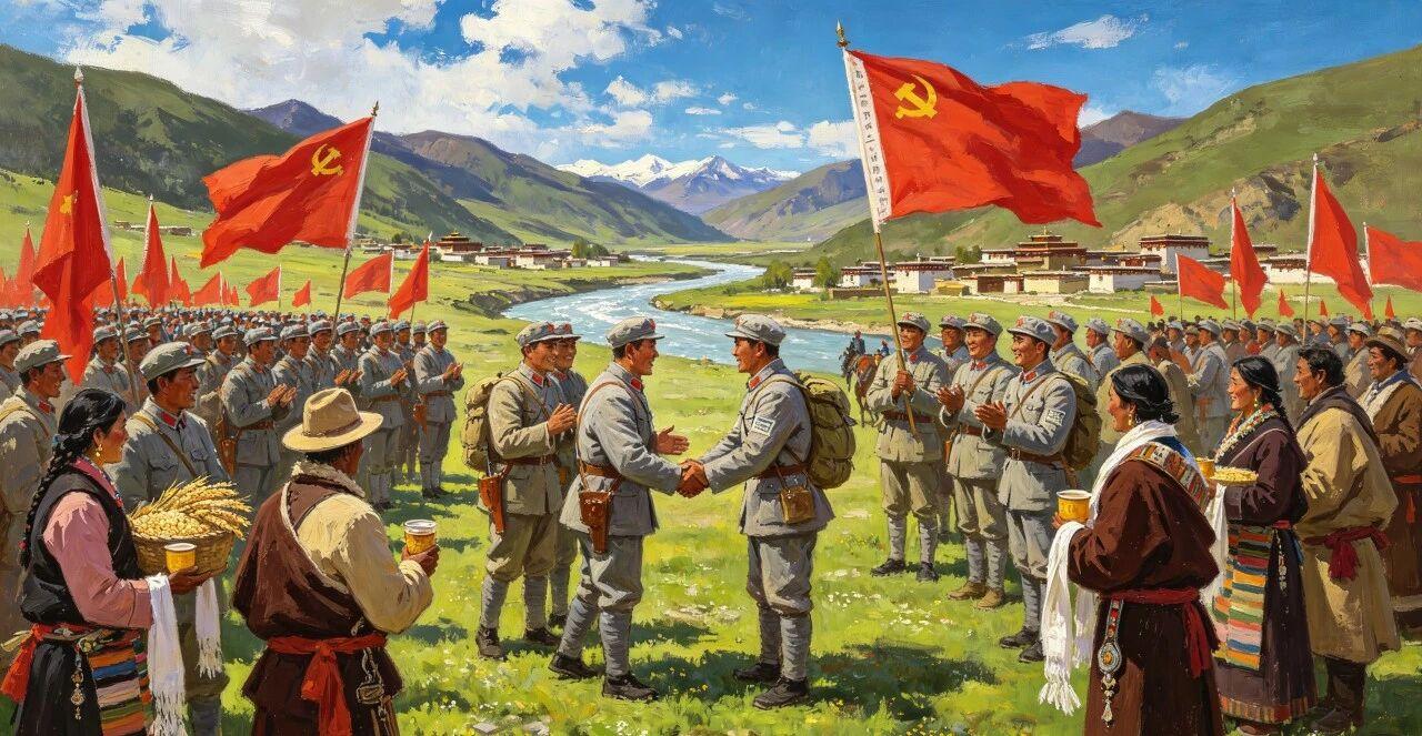 水调歌头 · 长征

闽赣秋风瑟，号角唤人征。粤湘重锁，大军潮涌赴前行。湘水浮尸