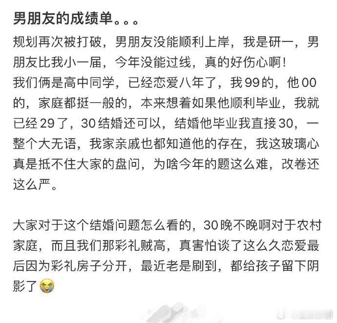 男朋友的成绩单。。。  
