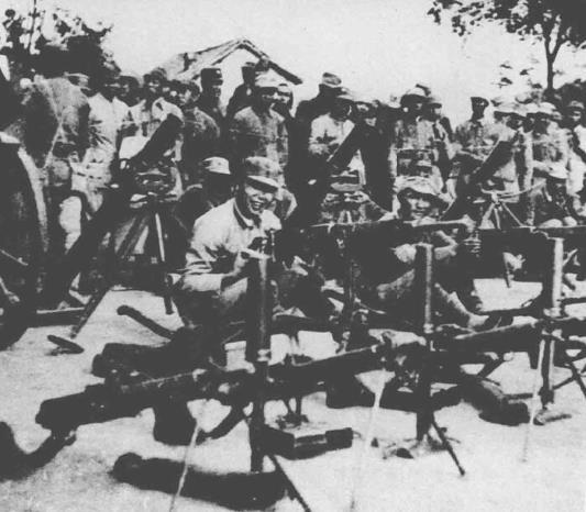 1941年8月31日，第129师炮兵营参加邢(台)沙(河)永(年)战役。图为第3